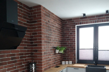 Stara cegła w kolorze gotyckim