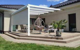 Dzięki zadaszeniu taras może stać się Twoim całorocznym azylem