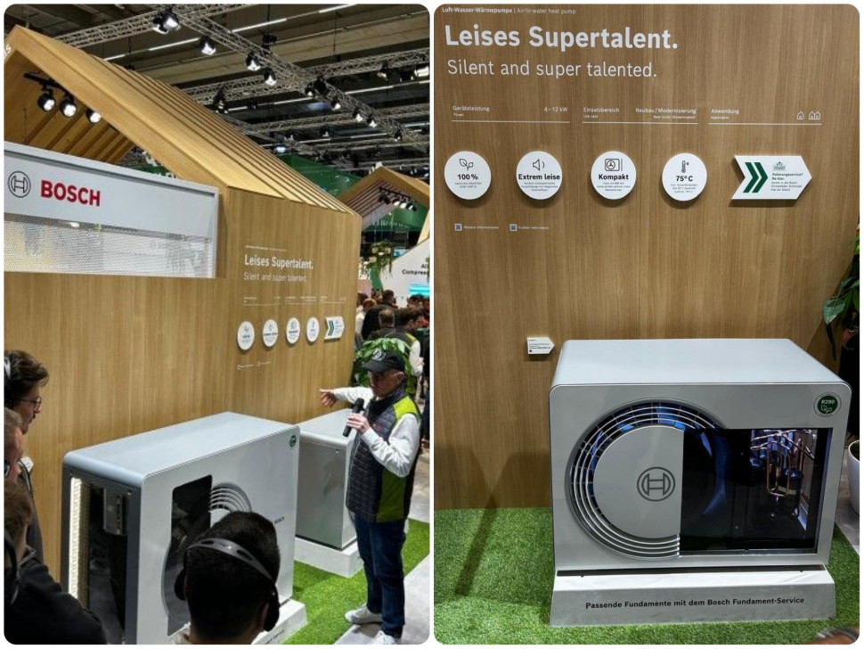 Ekspozycja nowych pomp ciepła Bosch Home Comfort na targach ISH 2025