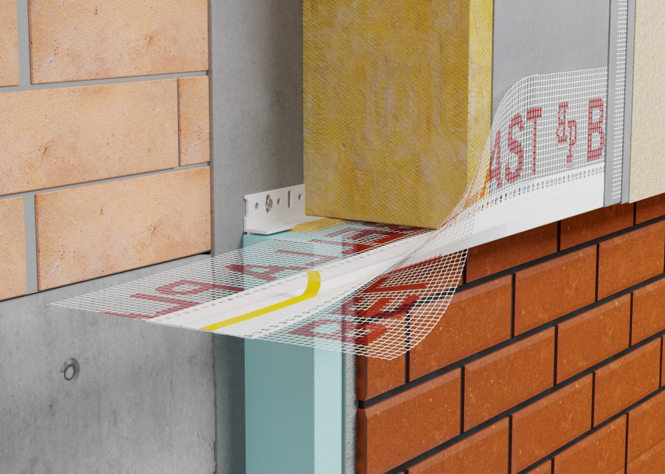 BP14 RF - 25 metrów ROLKA listwa okapnikowa do ETICS zwijana