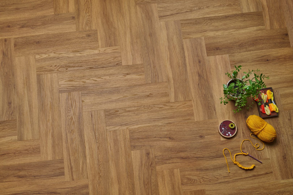 Panele winylowe LEGNAR HERRINGBONE DĄB JERSEY.