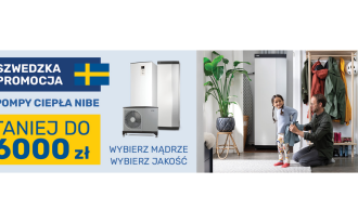 Ruszyła kolejna edycja SZWEDZKIEJ PROMOCJI - do 6000 zł rabatu na wybrane modele pomp ciepła NIBE!