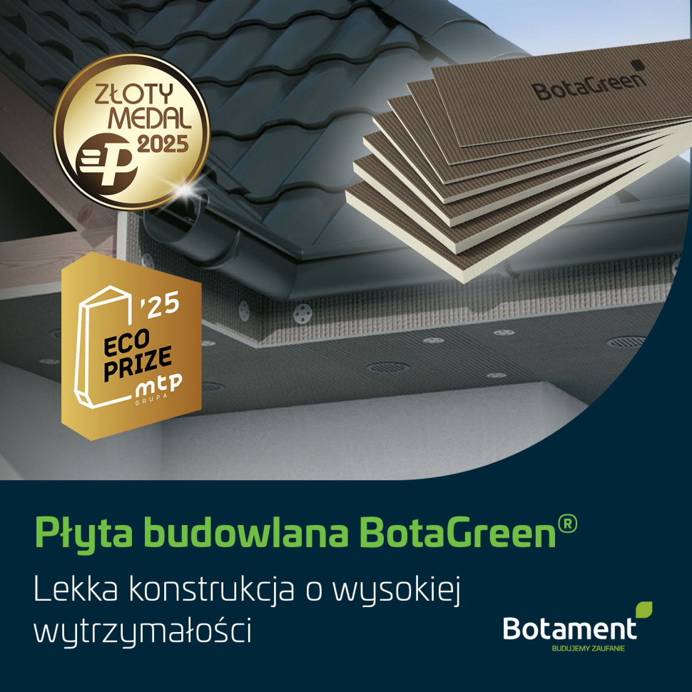 Botagreen od Botament: ekologiczna płyta budowlana nowej generacji