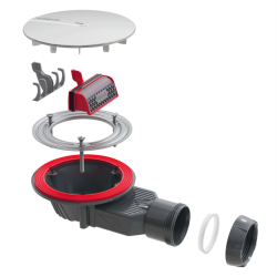 Odpływ brodzikowy SLIM+ Ø90 mm