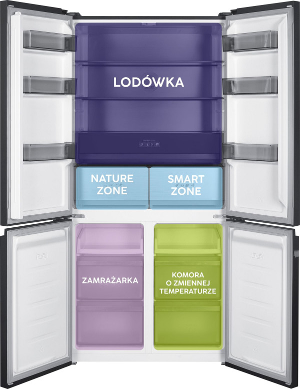 MPM-503-SSI-10 wyróżnia się czterema niezależnymi strefami chłodzenia