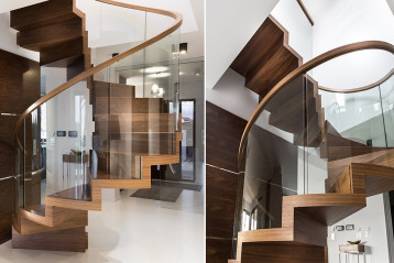 Spiralne schody dywanowe