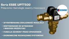 Nowość. Termostatyczny zawór mieszający ESBE seria UPTT500
