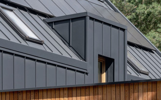 System rynny ukrytej Siba Modern od Ruukki