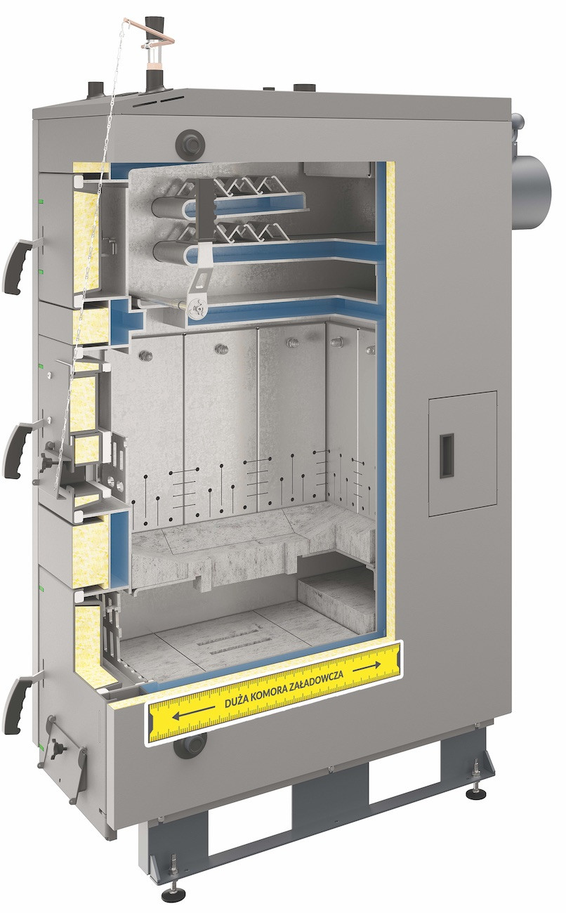 Kocioł zgazowujący drewno