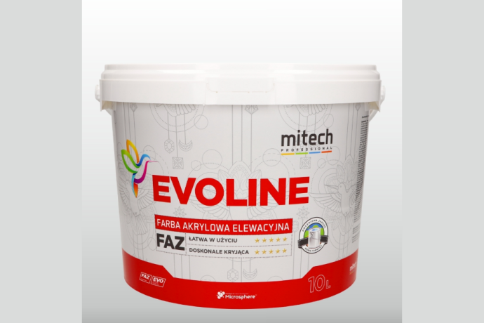 MITECH FAZ EVOLINE - trwała ochrona elewacji dzięki mikrosferze