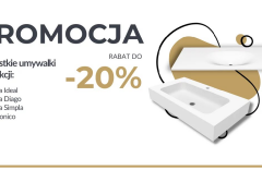 Styl i jakość w promocyjnej cenie - umywalki Luxum teraz z rabatem -20%!