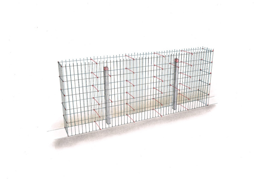 kosze gabiony montaż