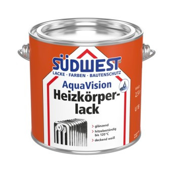 Wodorozcieńczalny lakier AquaVision Heizkörperlack.
