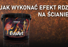 Efekt rdzy na ścianie - prosty sposób na designerskie wnętrze