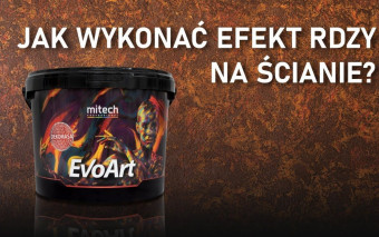 Jak wykonać efekt rdzy na ścianie?