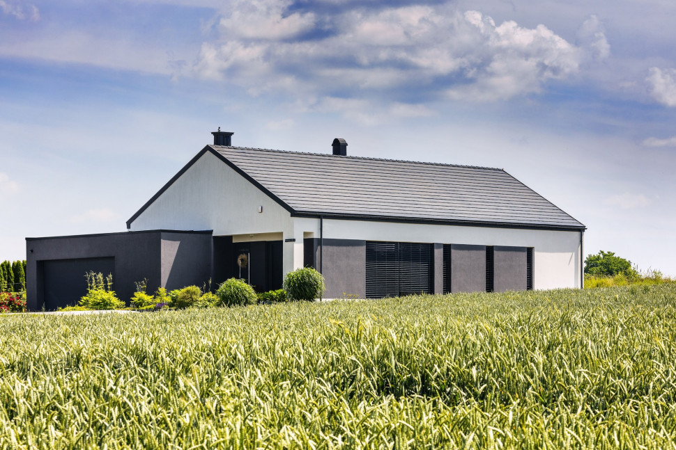 Dachówka betonowa Braas Teviva Cisar, kolor czarny