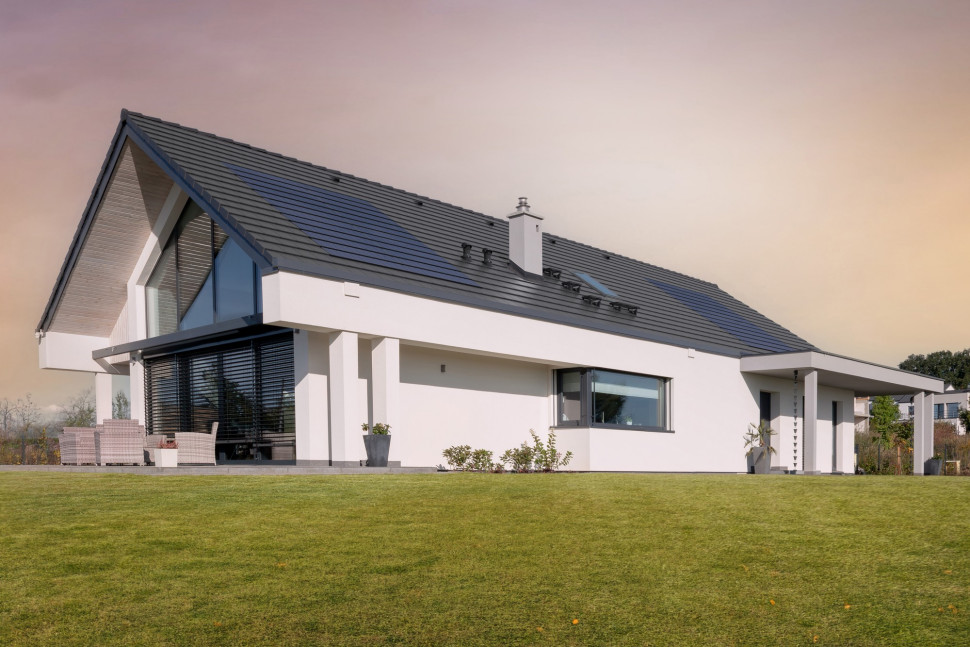  Dachówka betonowa Braas Teviva, kolor czarny