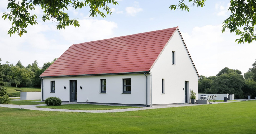 Dachy solarne Electrotile: eTile Step Brick Red