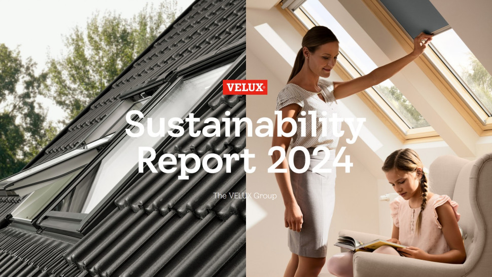 Grupa VELUX kontynuuje redukcję własnych emisji i podejmuje ważne kroki w zakresie cyrkularności oraz bioróżnorodności