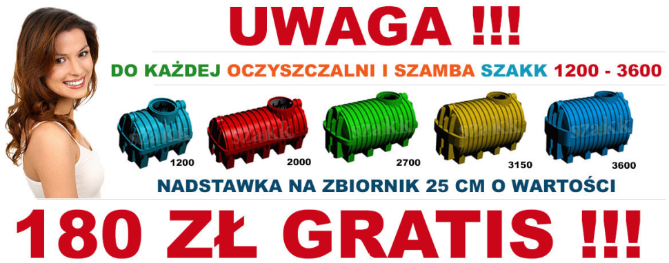 Nadstawka nad zbiornik GRATIS