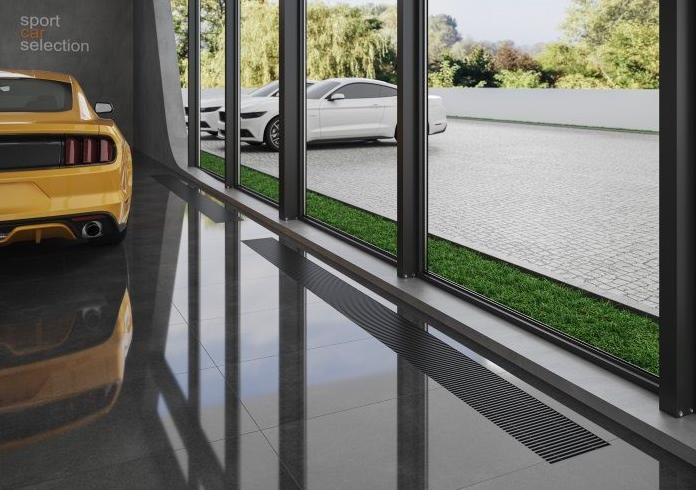 Szeroki wybór grzejników kanałowych Aquilo, można dopasować do różnych potrzeb