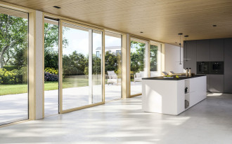 DRIVE axxent LS - drzwi tarasowe bez barier i kompromisów