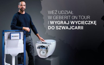 Geberit on Tour: Poznaj nowości produktowe i wygraj wycieczkę do Szwajcarii!