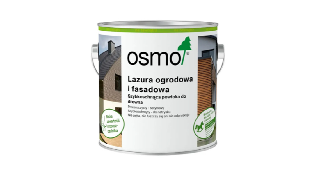 Lazura ogrodowa i fasadowa Osmo - naturalna ochrona drewna z efektem wow