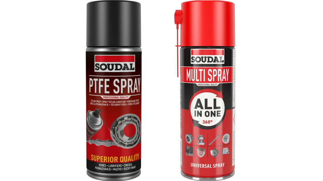  Aerosole Soudal - Multi Spray, PTFE Spray. Skuteczna konserwacja placu zabaw