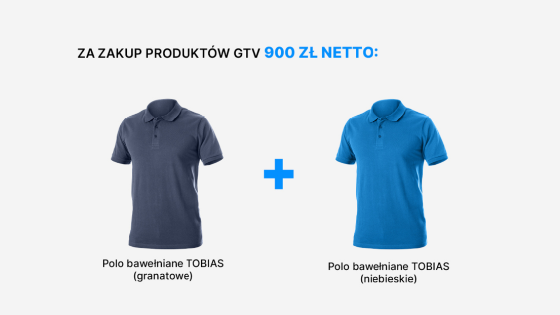 Odśwież garderobę na wiosnę z GTV! Zgarnij koszulkę lub kamizelkę za zakupy
