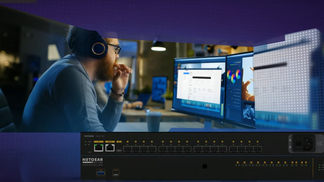 Przełączniki NETGEAR M4250 AVLine – idealne rozwiązanie dla AV over IP
