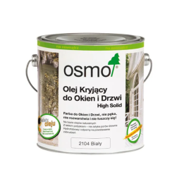 Olej kryjący do okien i drzwi BIAŁY 2104, 0,75 L