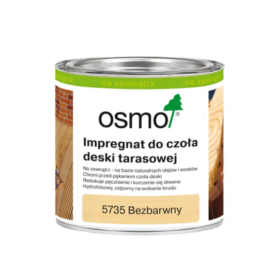 Impregnat do czoła deski tarasowej 5735 BEZBARWNY 0,375 L