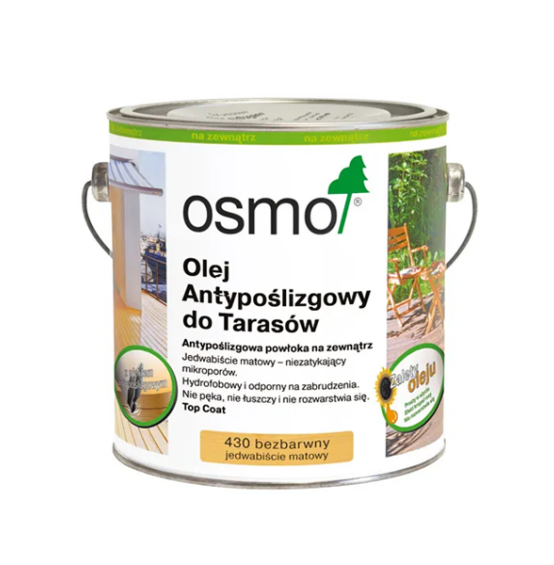 Olej tarasowy 430 ANTYPOSLIZGOWY bezbarwny 2,5 L