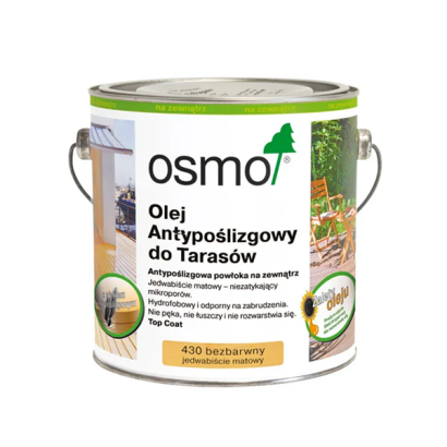 Olej tarasowy 430 ANTYPOSLIZGOWY bezbarwny 2,5 L