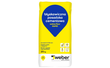 Błyskawiczna posadzka cementowa weber.floor RAPID - gdy liczy się czas i trwałość