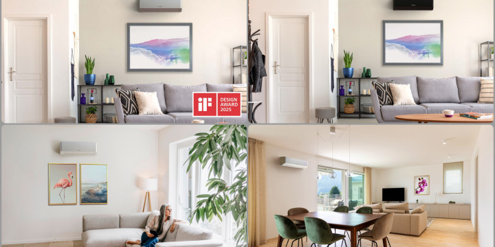 Klimatyzator Bosch Climate 7000i. Design nagrodzony iF Design Award 2025 - stworzony dla każdego wnętrza