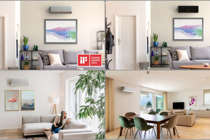 Klimatyzator Bosch Climate 7000i. Design nagrodzony iF Design Award 2025 - stworzony dla każdego wnętrza