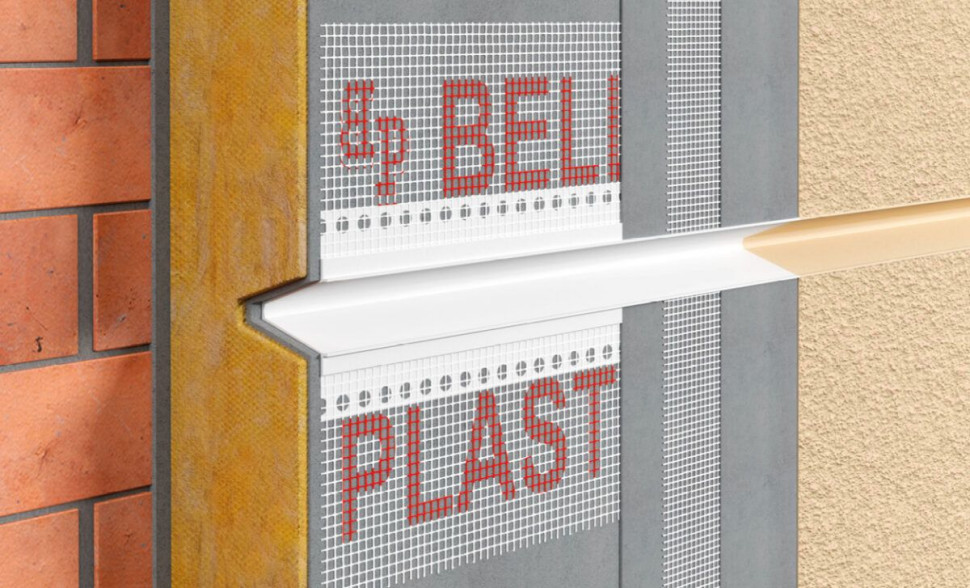 BP11 HTS - listwa do boniowania PVC trójkątna z siatką