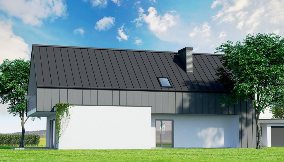 Przykład zastosowania listwy BP19 na elewacji