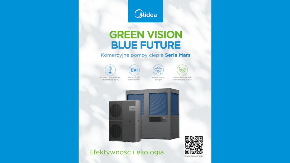 Midea Mars R290 i Midea Mars Large R290 - nowa generacja pomp ciepła dla domu, biznesu i przemysłu