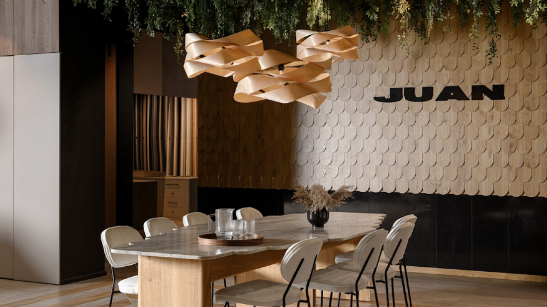 Nowoczesne wnętrze showroomu JUAN - zobacz projekt z Geberit w roli głównej