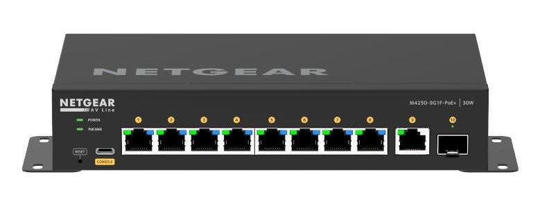 Switch AV Line M4250-9G1F-PoE+.