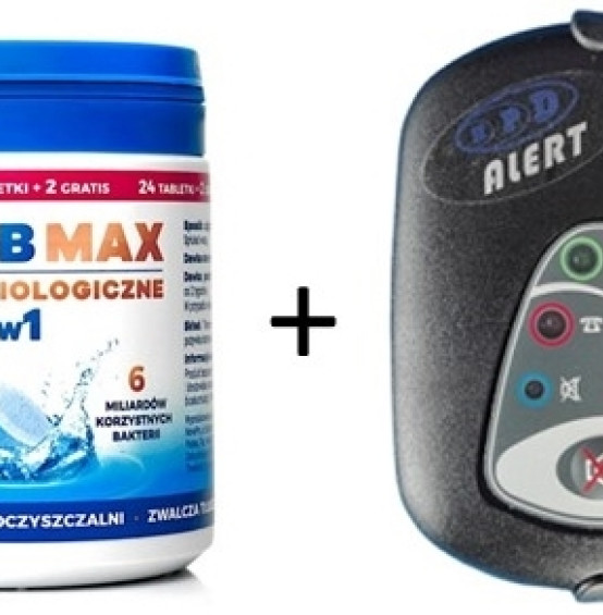 Zestaw Sygnalizator GM-S II + Tabletki do szamba BioTab MAX