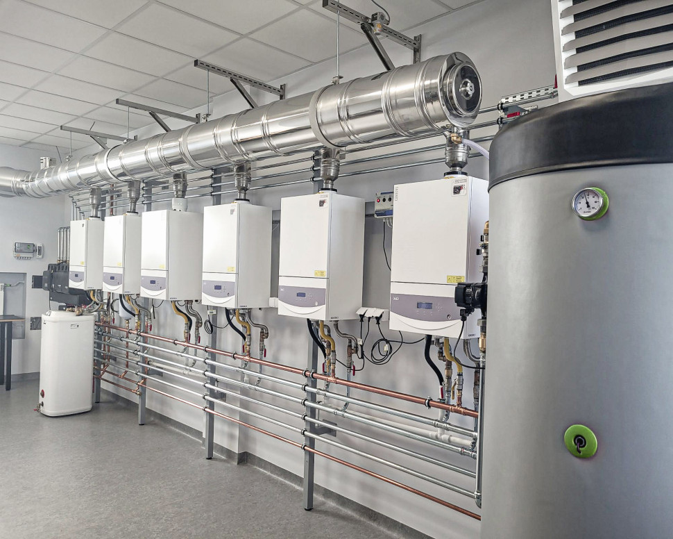 Instalacja kotłów gazowych w kaskadzie