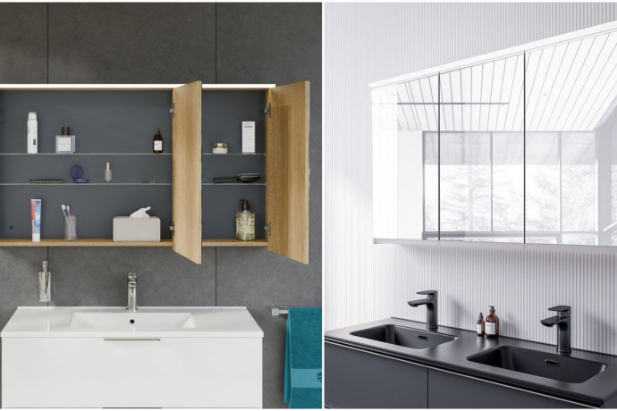 Koniec chaosu przy umywalce - szafka z lustrem zmienia codzienność