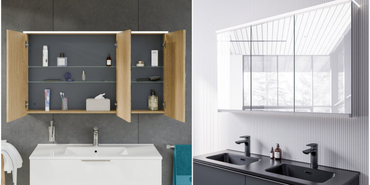 Koniec chaosu przy umywalce - szafka z lustrem zmienia codzienność
