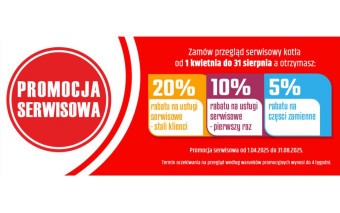 Letnia promocja serwisowa HT Heiztechnik – nawet 20% taniej na serwis kotła!