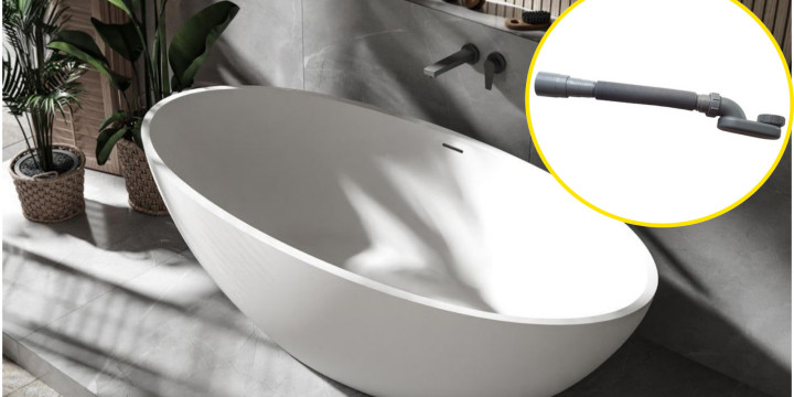 Jak przygotować odpływ pod wannę wolnostojącą? Najpierw wybierz syfon