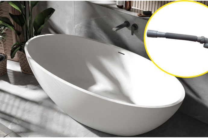 Jak przygotować odpływ pod wannę wolnostojącą? Najpierw wybierz syfon